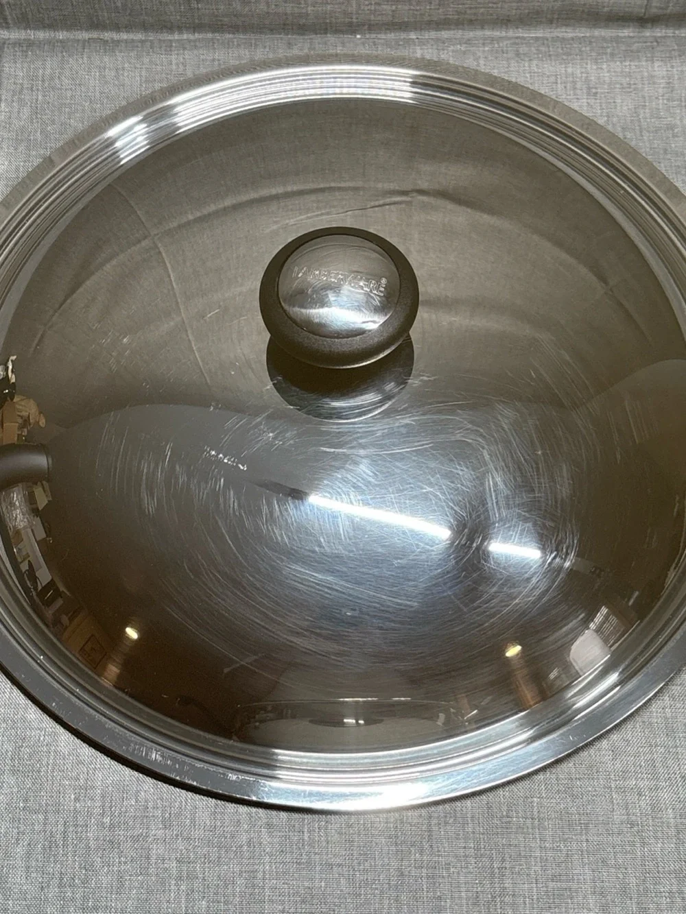Farberware Brilliance 12” Skillet/Wok 18/10 Stnlss Steel W/ Unique Wok Domed Lid
